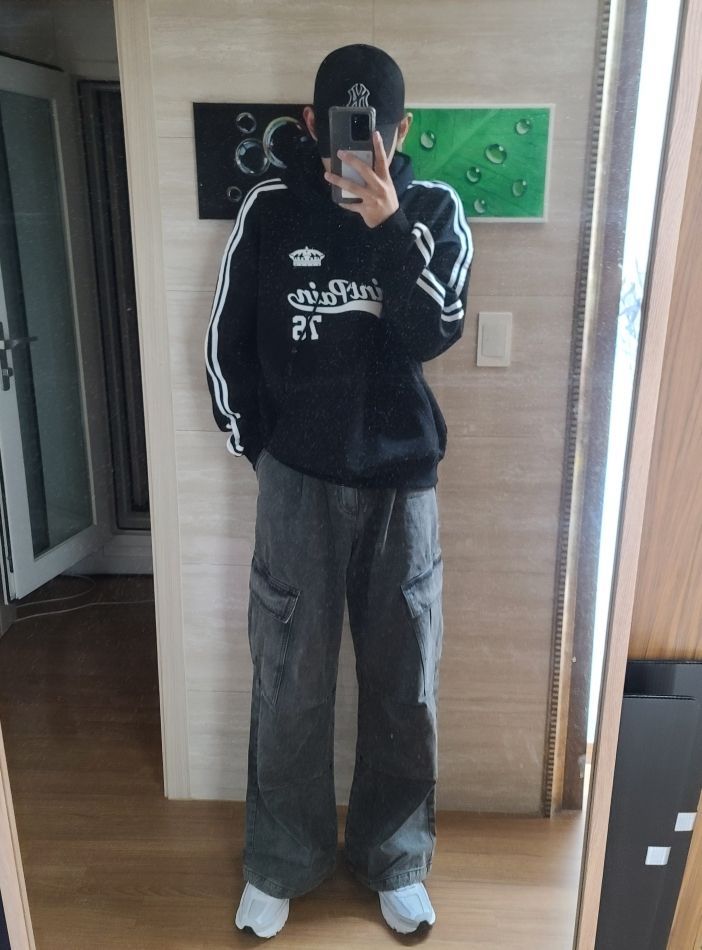 ★SAINTPAIN★SP Team League Hood★ SP TEAM LOGO HOOD-BLACK - saintpain | 60% - Asian Fashion