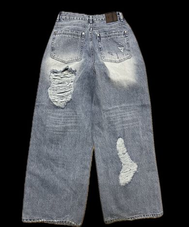 aakam Scratched DenimPants ダメージバギーデニム 1 Lee × BEAMS 