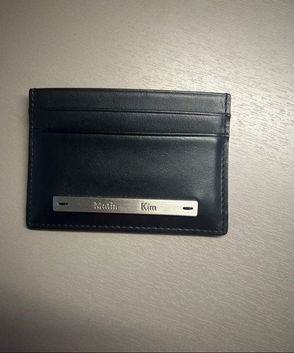 MUSINSA公式 | MATIN KIM VINTAGE CARD WALLET IN BLACK