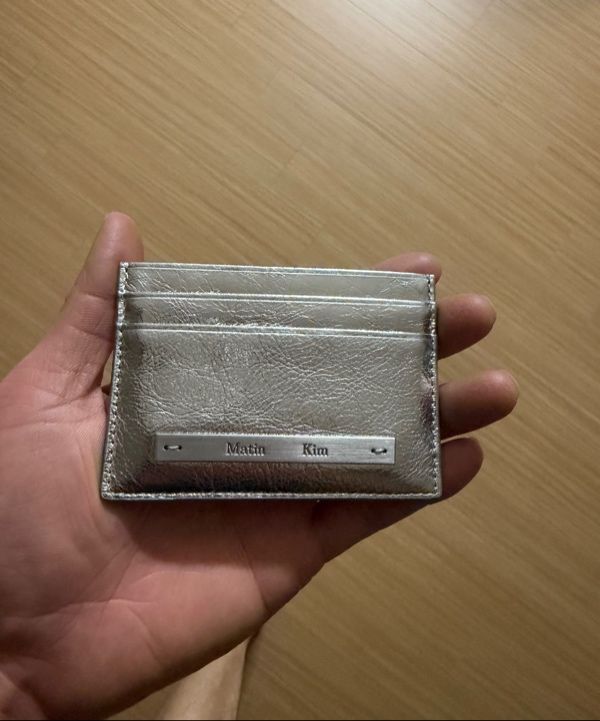 MUSINSA | MATIN KIM VINTAGE CARD WALLET IN SILVER