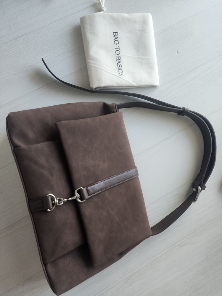 MUSINSA公式 | OVHEE Chloe Suede Bag_Cocoa