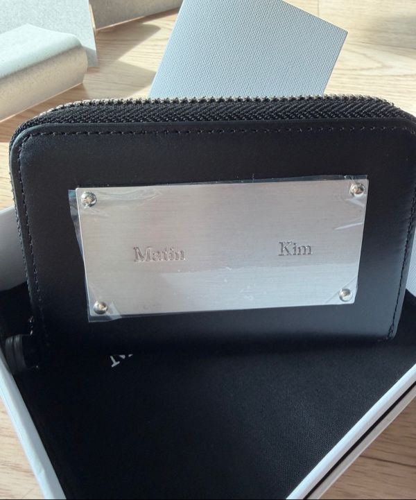 MUSINSA公式 | MATIN KIM VINTAGE COMPACT WALLET IN BLACK