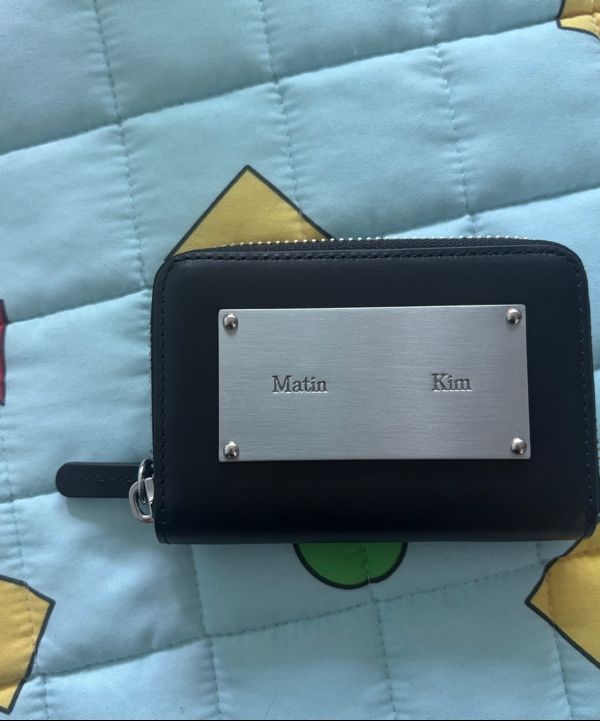MUSINSA公式 | MATIN KIM VINTAGE COMPACT WALLET IN BLACK