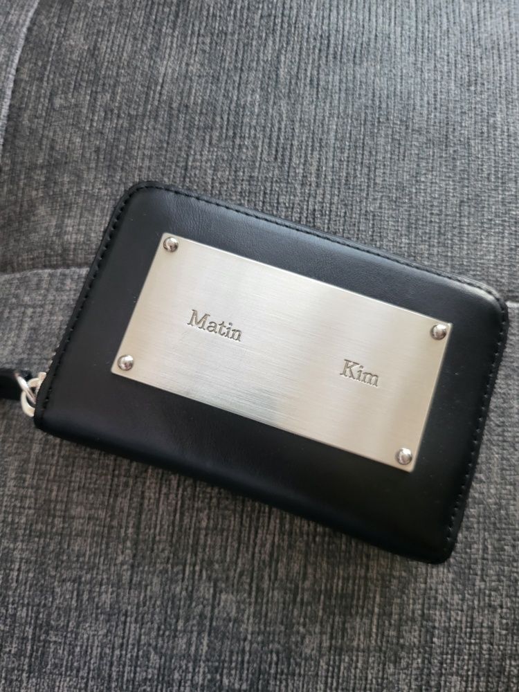 MUSINSA | MATIN KIM VINTAGE COMPACT WALLET IN BLACK