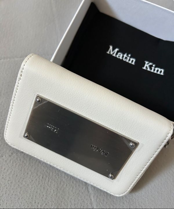 MUSINSA | MATIN KIM VINTAGE COMPACT WALLET IN BLACK