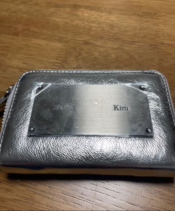 MUSINSA | MATIN KIM VINTAGE COMPACT WALLET IN SILVER