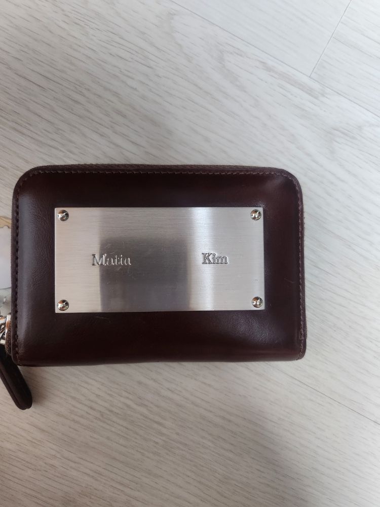 MUSINSA公式 | MATIN KIM VINTAGE COMPACT WALLET IN BROWN