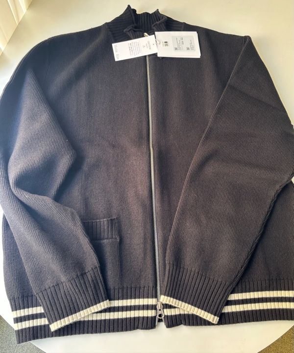 MUSINSA | MATIN KIM SPELL POINT STRIPE WOOL BLENDED KNIT CARDIGAN