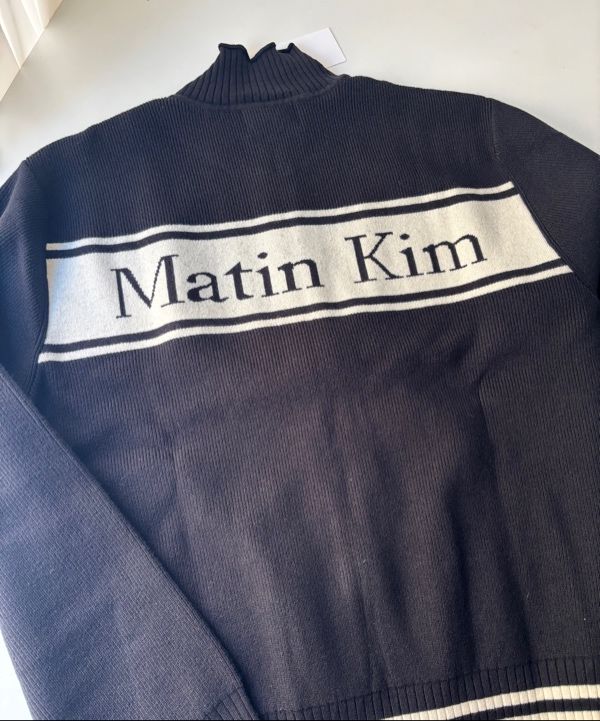 MUSINSA | MATIN KIM SPELL POINT STRIPE WOOL BLENDED KNIT CARDIGAN