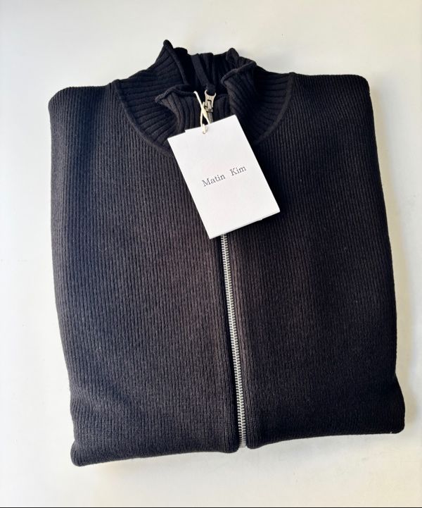 MUSINSA公式 | MATIN KIM SPELL POINT STRIPE WOOL BLENDED KNIT