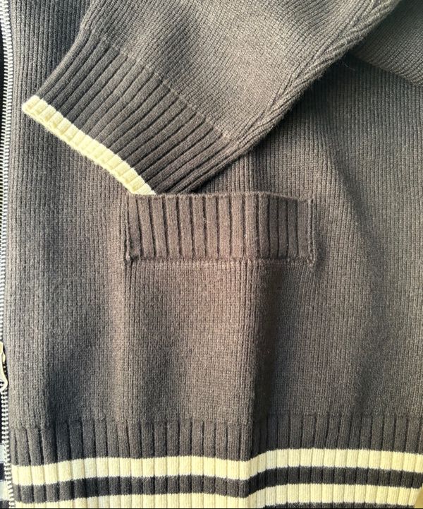 MUSINSA | MATIN KIM SPELL POINT STRIPE WOOL BLENDED KNIT CARDIGAN