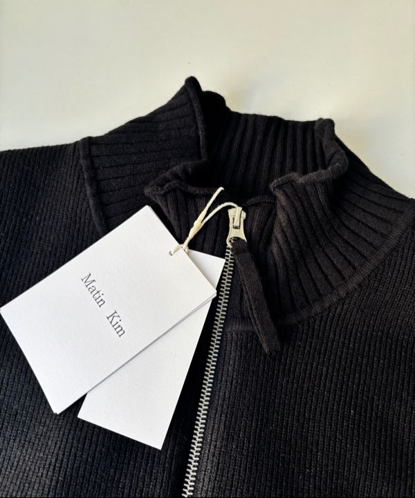 MUSINSA | MATIN KIM SPELL POINT STRIPE WOOL BLENDED KNIT CARDIGAN