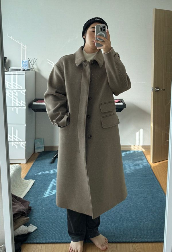 アウターその他 SATUR 3 Pocket Wool Balmacan Coat Classic Black SA23FWMC03BK MUSINSA公式 | SATUR 3 Pocket Wool Balmacan Coat Classic Black