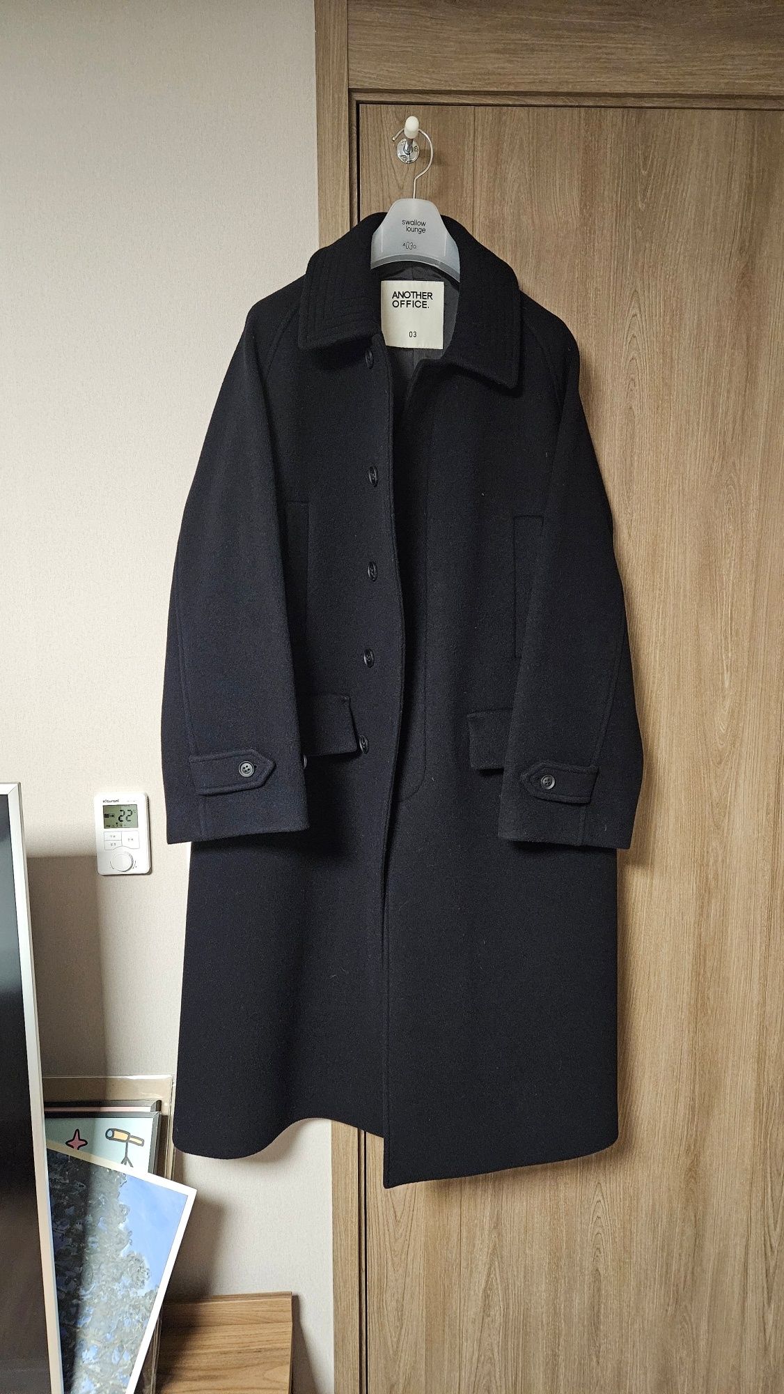 ANOTHER OFFICE Voyager Balmacaan Coat 2紺 ANOTHER OFFICE Voyager Balmacaan Coat 2紺 ANOTHER OFFICE Voyager