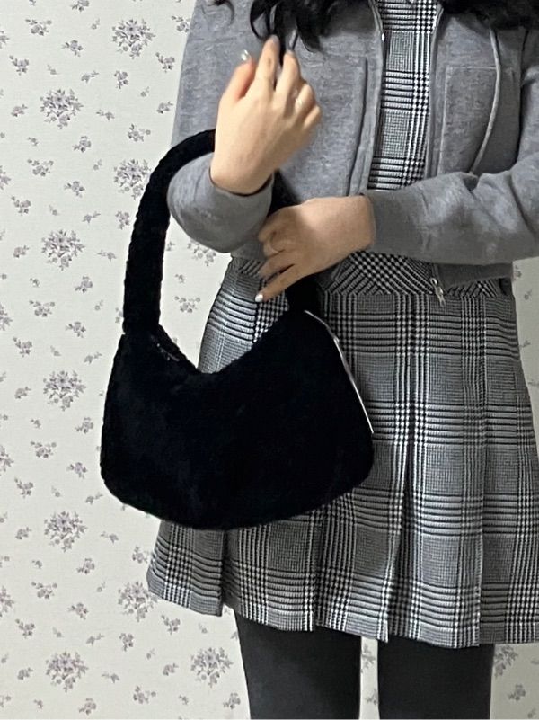 ショルダーバッグ・ポシェット HEEARI Ange Fur Tote Bag Ange Fur Tote Bag_Pink MUSINSA公式 | HEEARI Anju fur tote bag_brown