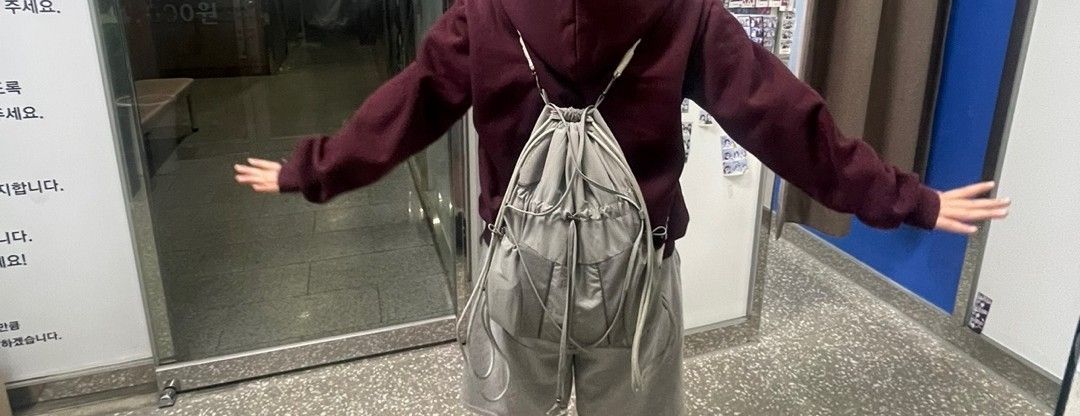 MUSINSA | FLAREUP 16.Division Gym Sack (FL-728_Gray)