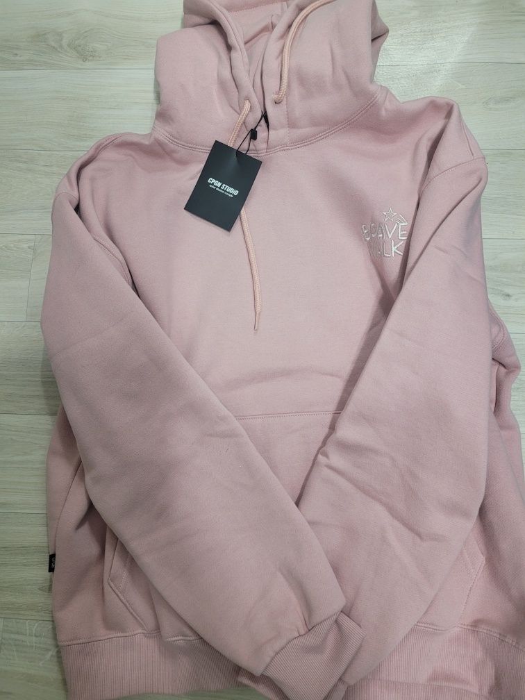 MUSINSA | CPGN STUDIO BRAVE CAT embroidered hoodie cream