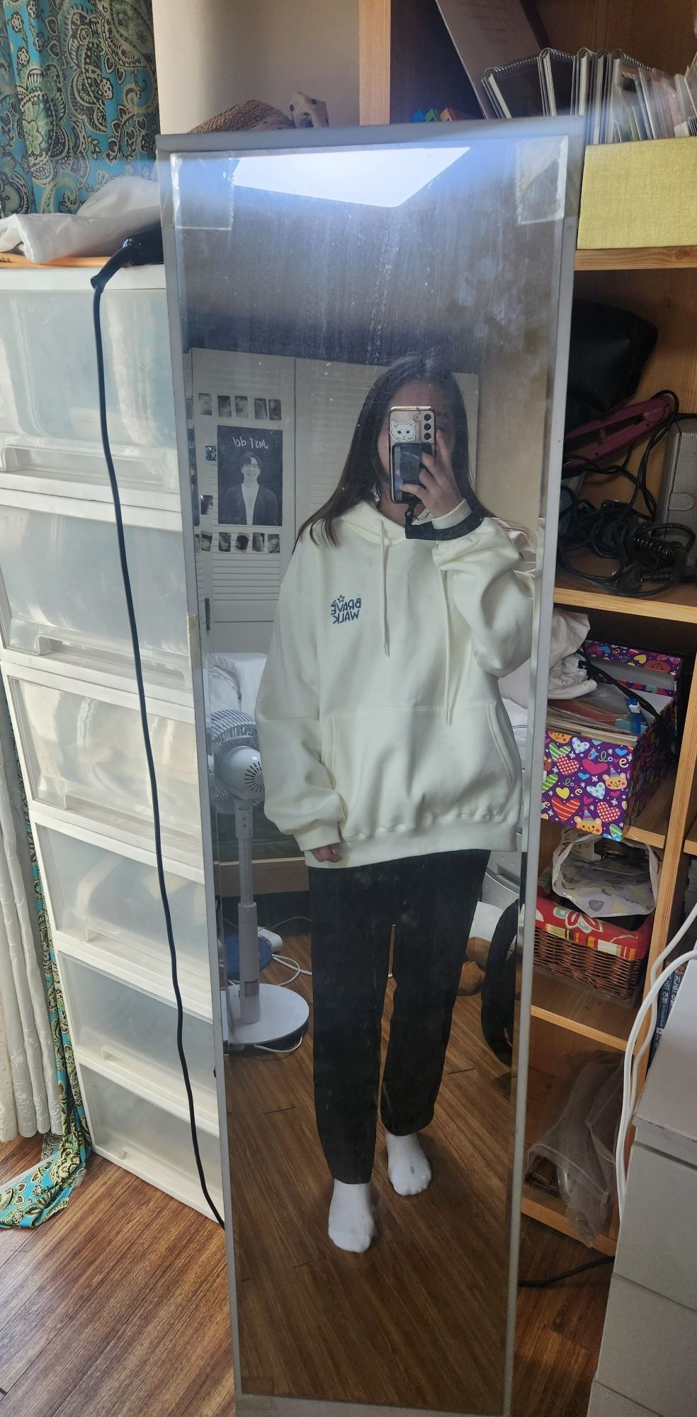 [CPGN STUDIO ]★ BRAVE CAT embroidered hoodie MUSINSA | CPGN STUDIO BRAVE CAT embroidered hoodie cream