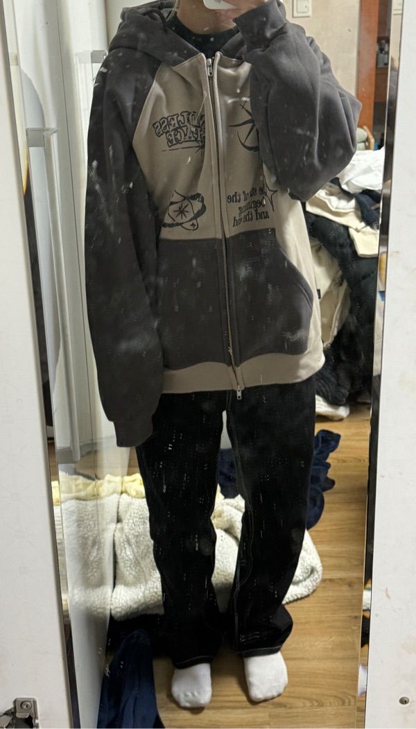 [CPGN STUDIO ]★Star & Sun raglan hood zip-up Designer fashion, Seoul-fully created | W Concept