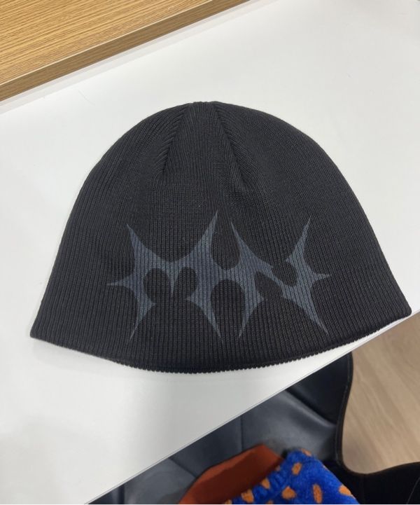 MUSINSA | MASSNOUN MN DART SHORT BEANIE MWHAC002-BK