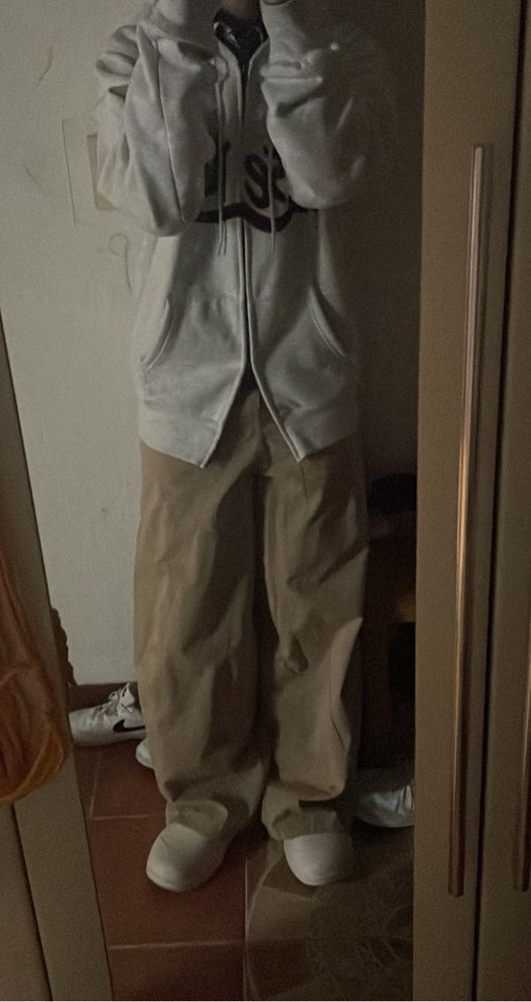 【AJO AJOBYAJO】21fw★ Oversized Cotton Nylon Pants MUSINSA | AJOBYAJO Oversized Cotton Nylon Pants [Beige]