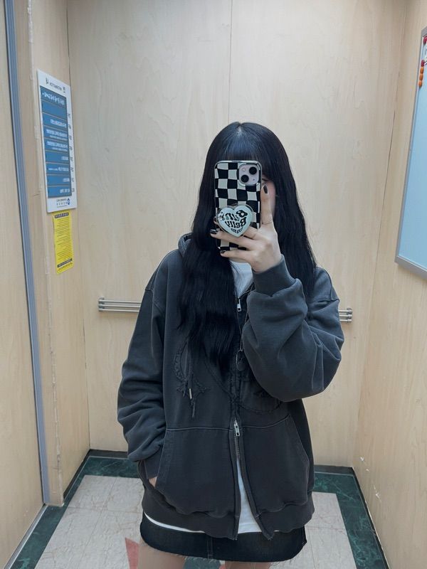 MUSINSA公式 | CPGN STUDIO [2-WAY] CP STAR Pigment Hood Zip