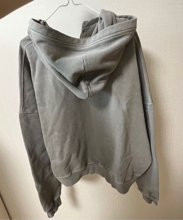 MUSINSA | GLOWNY G CLASSIC WASHED BOXY ZIP UP (GRAY)