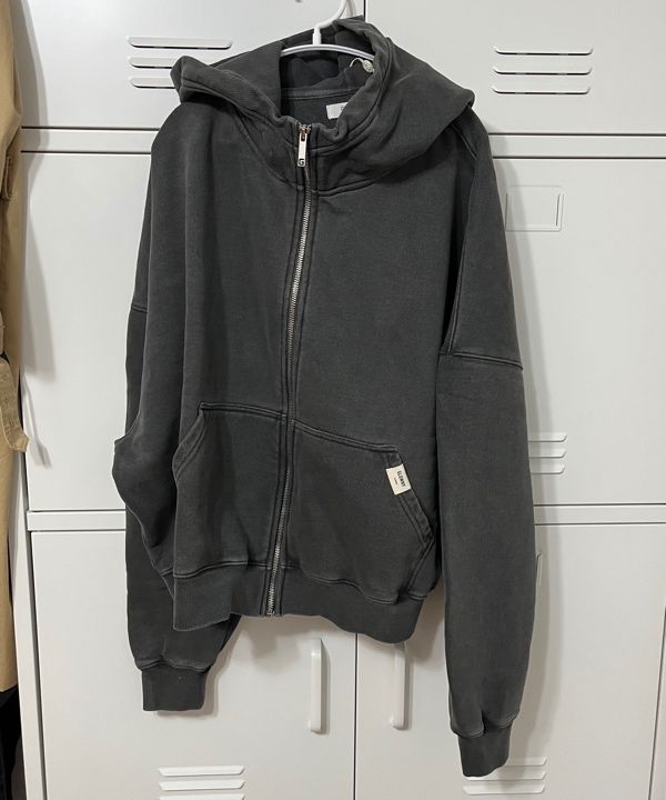 トップス GLOWNY G BOXY ZIP UP(GRAY) MUSINSA | GLOWNY G CLASSIC WASHED BOXY ZIP UP (GRAY)