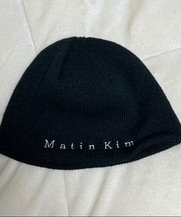 MUSINSA公式 | MATIN KIM MATIN CLASSIC BEANIE IN BLACK