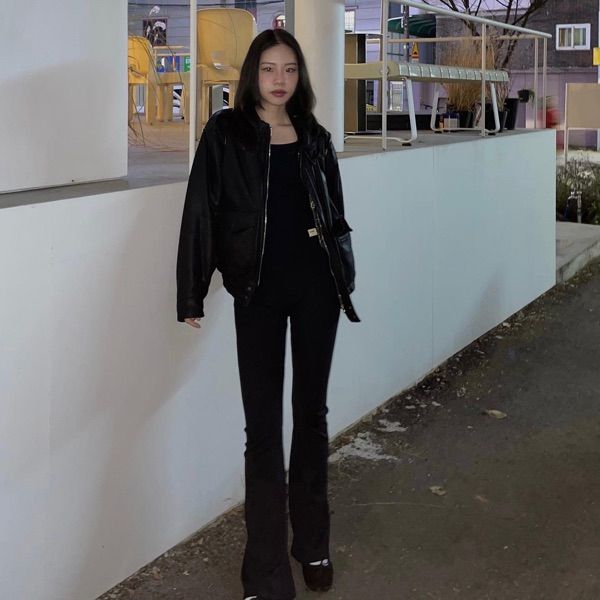 パンツ GLOWNY G CLASSIC RIB FLARE PANTS BLACK GY23CLBPT004BK ☆送料・関税込☆GLOWNY☆G CLASSIC RIB FLARE PANTS☆
