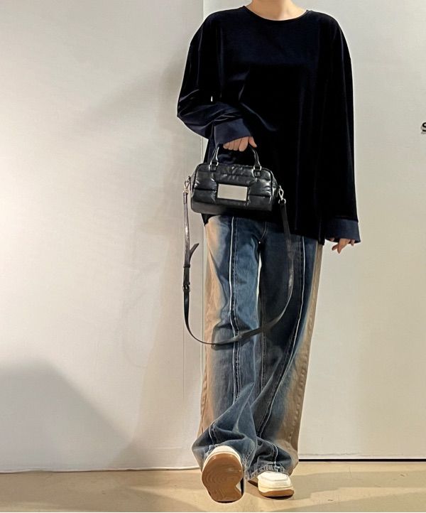 ☆MATIN KIM☆ FAUX LEATHER BABY SPORTY TOTE BAG 韓国発 人気 MATIN KIM】BABY SPORTY TOTE BAG☆送料・関税込 (Matin Kim
