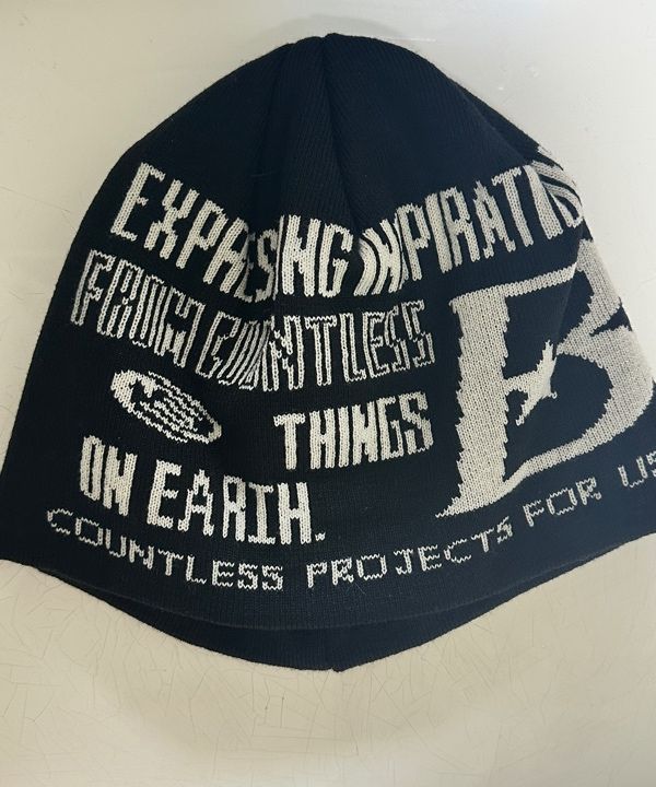MUSINSA | BAUF B LOGO Beanie [Black]