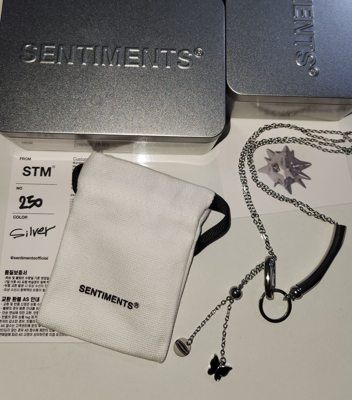 ★SENTIMENTS★ NO.250 [SILVER] NECKLACE MUSINSA | SENTIMENTS NO.250 [SILVER] NECKLACE