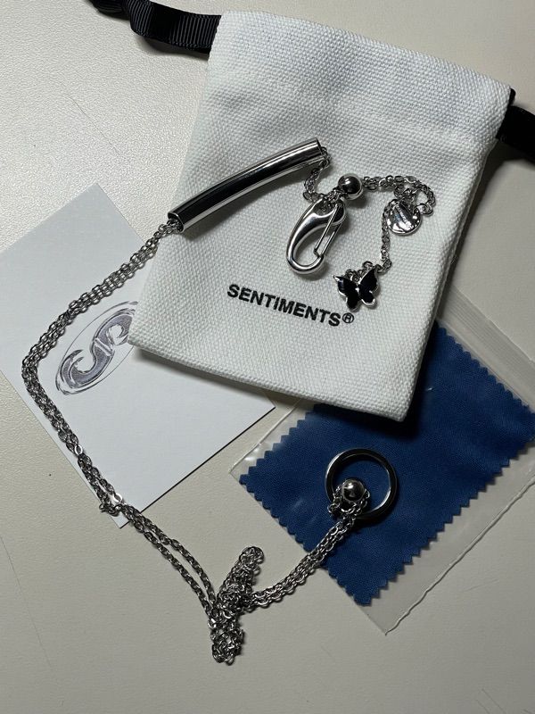 MUSINSA | SENTIMENTS NO.250 [SILVER] NECKLACE