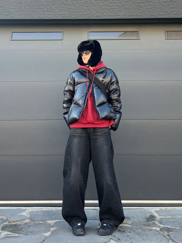 MUSINSA | VARZAR VA Stud Buckle Fur Trooper Hat Black