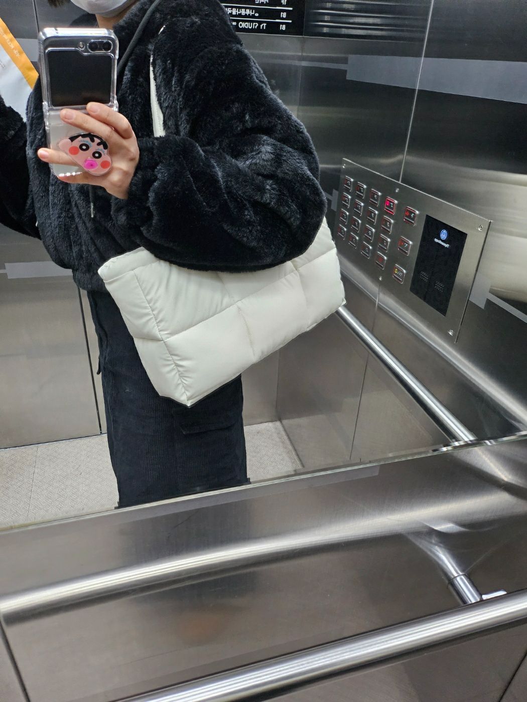 【STAND OIL】Bubble Bag Bubble Bag / Silver - Stand Oil