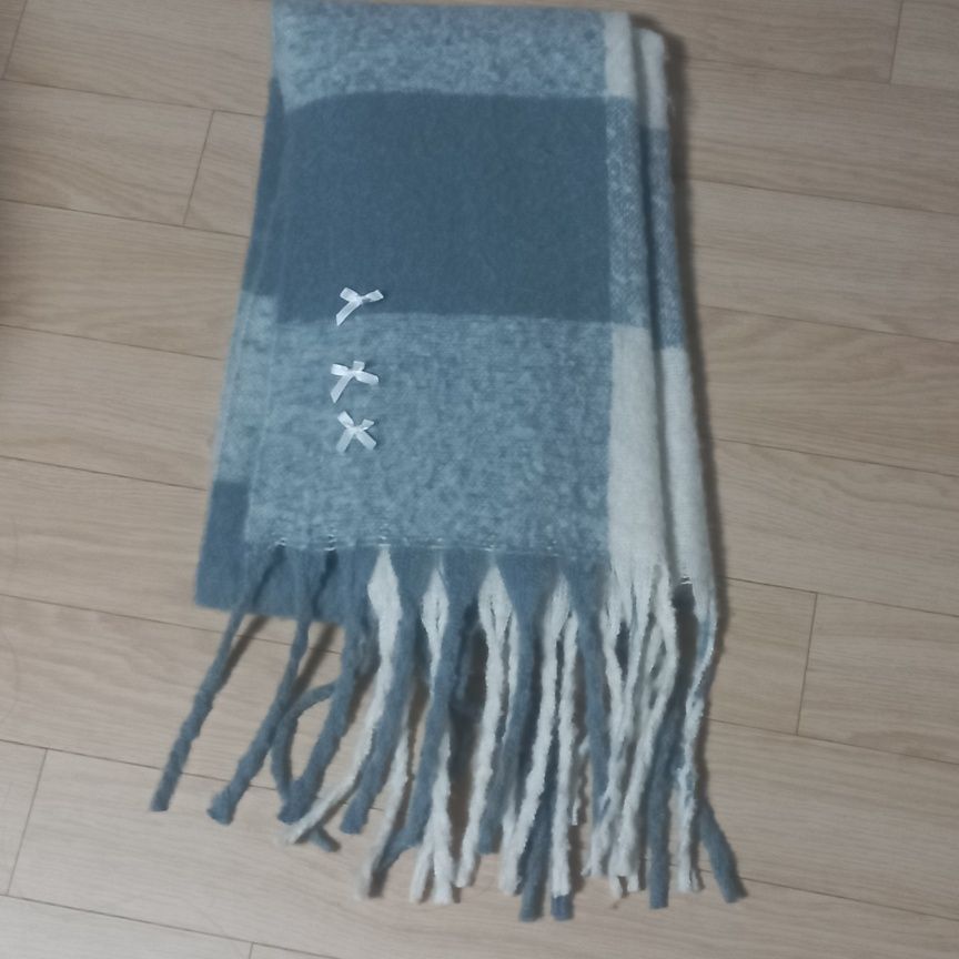 MUSINSA | ZEROPLANET Soft ribbon long muffler [3COLOR]