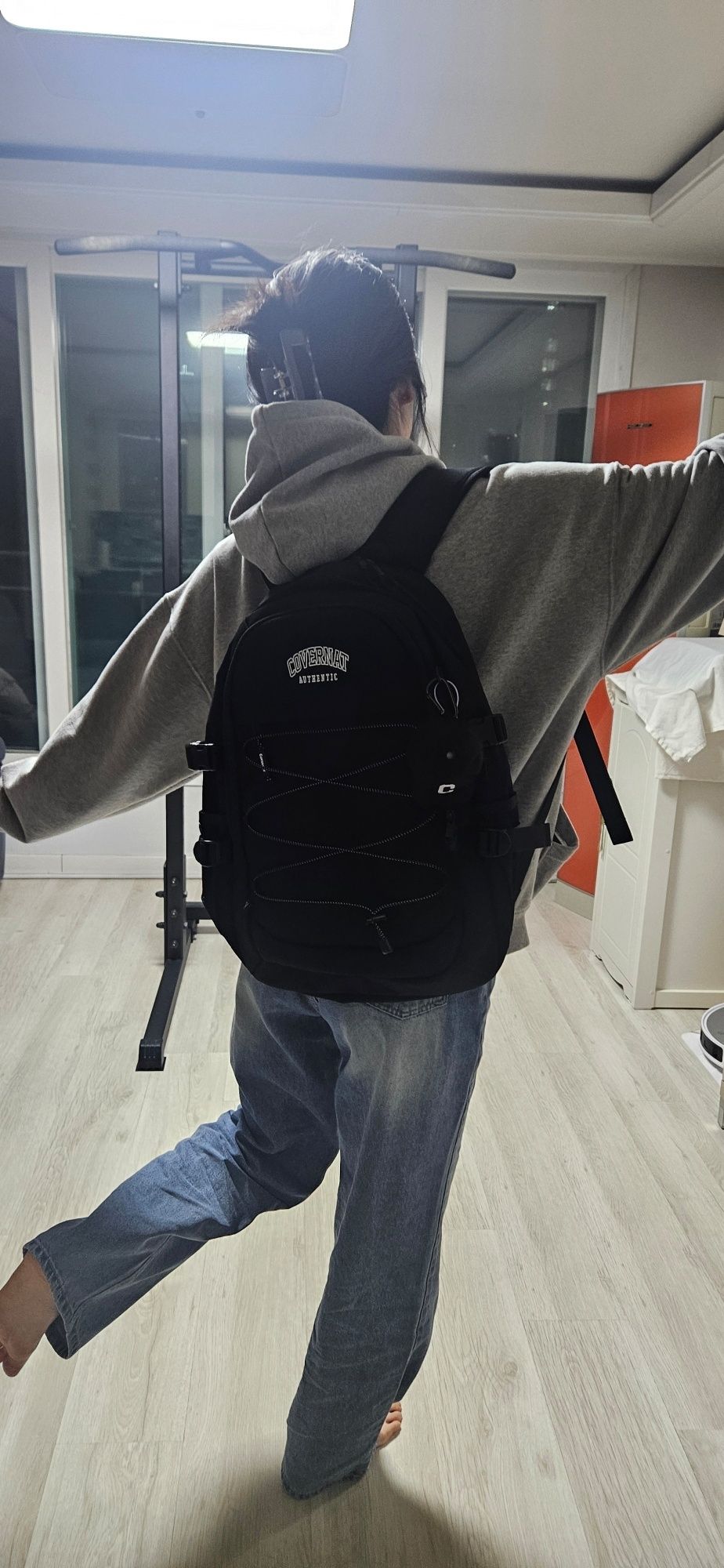 MUSINSA | COVERNAT Authentic Trail Backpack 31L Black