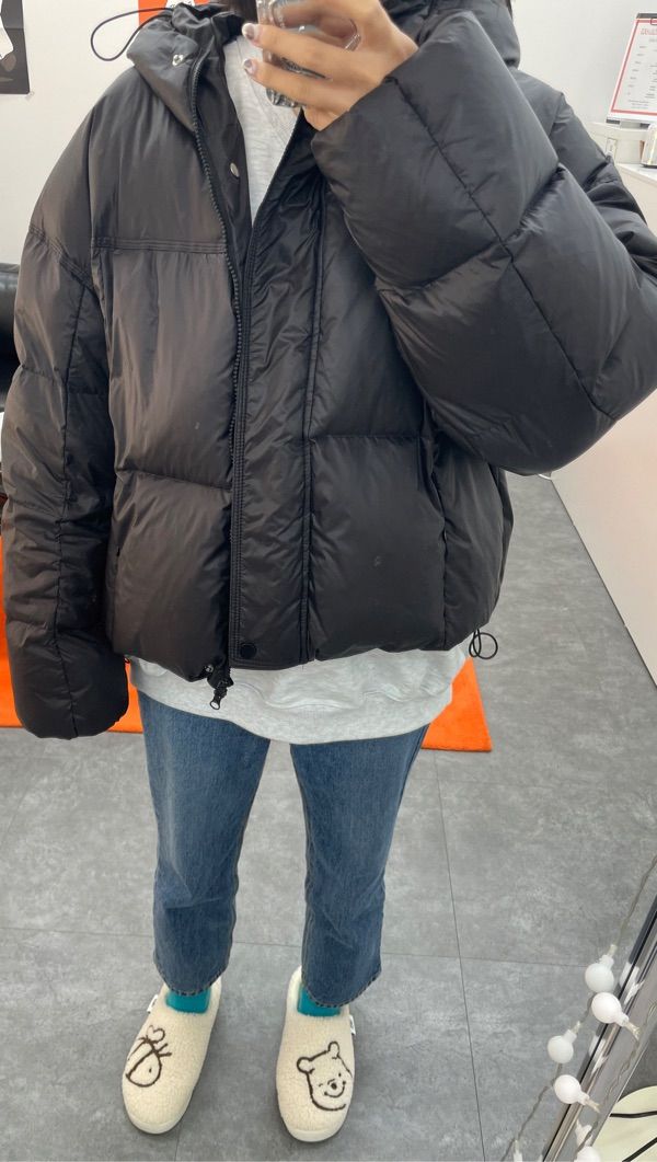 Spinas Short Down Jacket ★関税込★ SINSS（シンス）の「Short puff jacket / ショートパフ