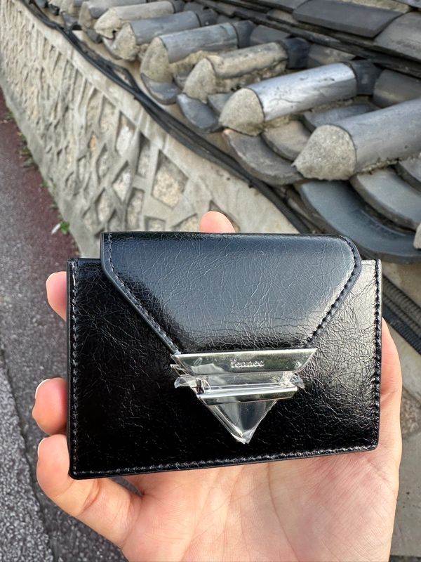 MUSINSA | fennec PUSH SLIDE POCKET - METALLIC SILVER