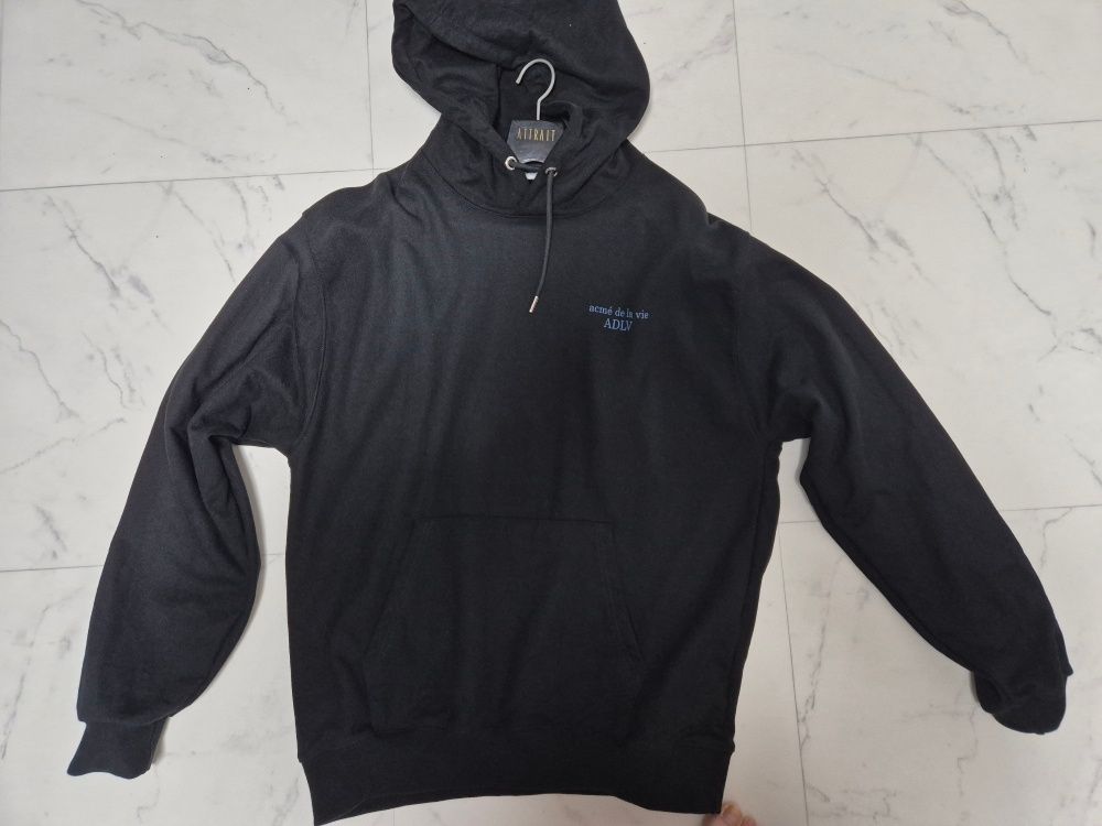 MUSINSA | acmé de la vie FUZZY DRAGON ARTWORK HOODIE BLACK