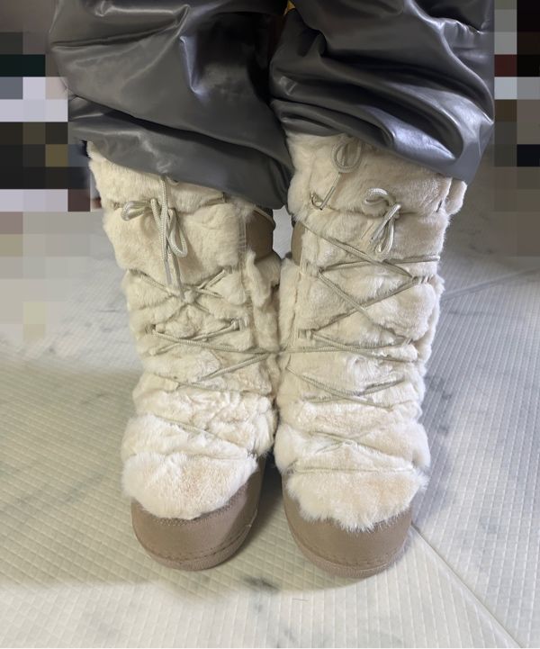 BADBLOOD★韓国大人気 Shepherd Boots Tall - Cream MUSINSA | BADBLOOD Eskimo Boot Tall - Cream