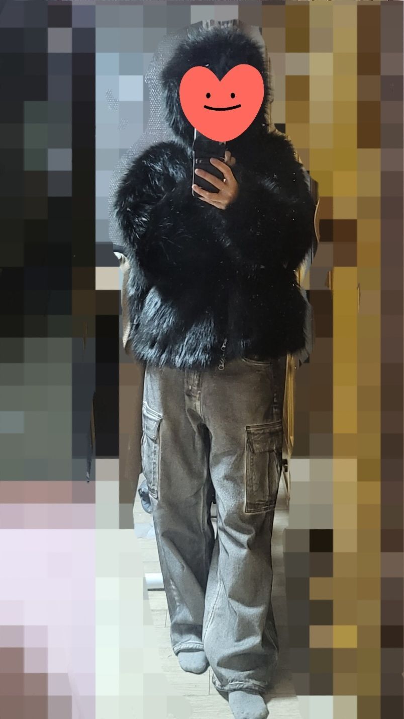 アウターその他 BADBLOOD Naja fur jacket black MUSINSA | BADBLOOD Naja fur jacket - black