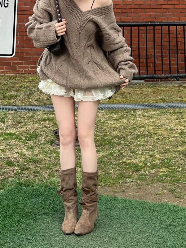 MUSINSA | ROUGHNECK tutu pants skirt cream
