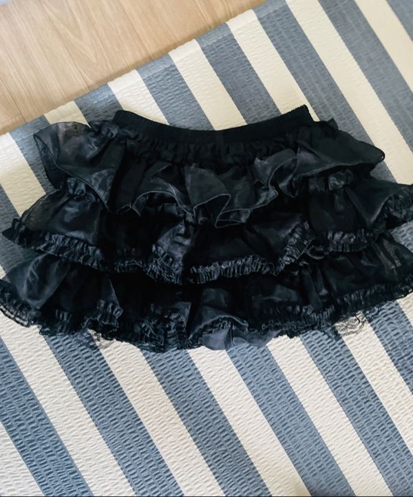 MUSINSA | ROUGHNECK tutu pants skirt black