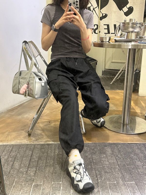 ☆韓国の人気☆【ODDSTUDIO】☆Odd Signature Bowling Ba.g☆ MUSINSA | ODDSTUDIO Odd Signature Bowling Bag - SILVER