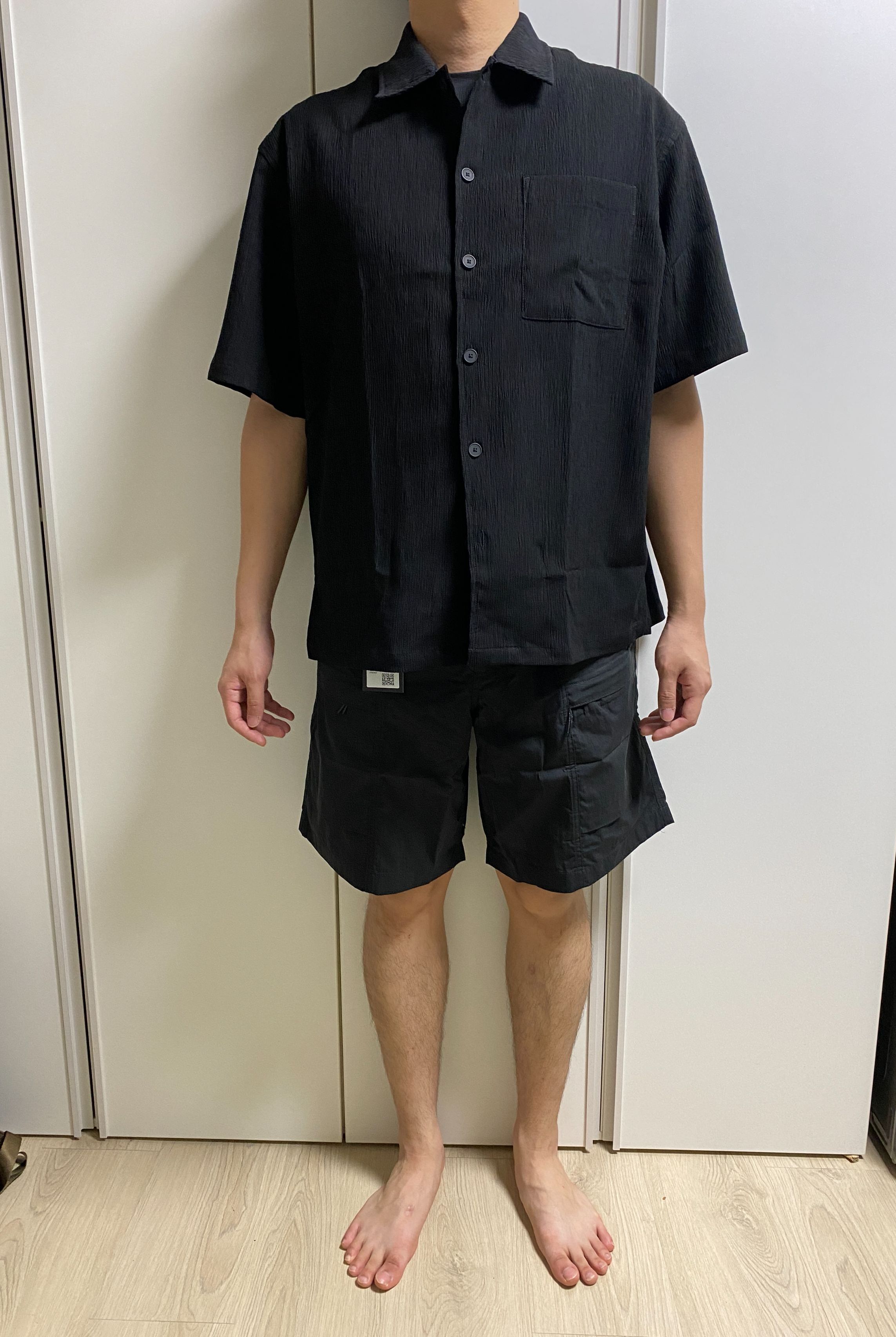 ★MUSINSA STANDARD★ Crinkle Relaxed Short Sleeve Shirt Gray MUSINSA | MUSINSA STANDARD Crinkle Relaxed Short Sleeve