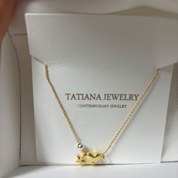 TATIANA☆[Silver925] Multi Ornament Necklace TATIANA】(Silver925) Multi Ornament Necklace 韓国発 (TATIANA