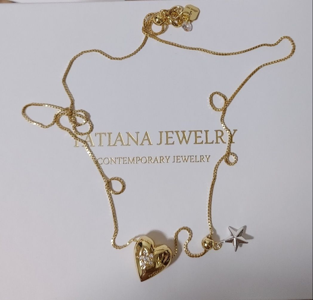MUSINSA | TATIANA (Silver 925) Chocolate Heart Star Dangle