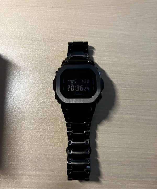 【限定】【ほぼ新品】G-SHOCK gwx-5600 ブラックメタルカスタム MUSINSA公式 | VALENTINO RUDY ジーショックカスタム時計シリーズ